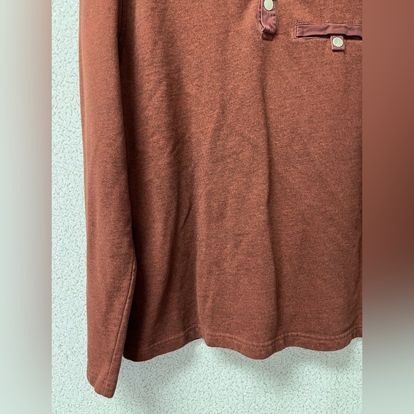UNTUCKIT MENS PARKSON Snap Fleece Pullover Regular Fit | size XL - Picture 3 of 6